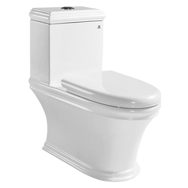 噴射虹吸雙按連體坐便器LD77236